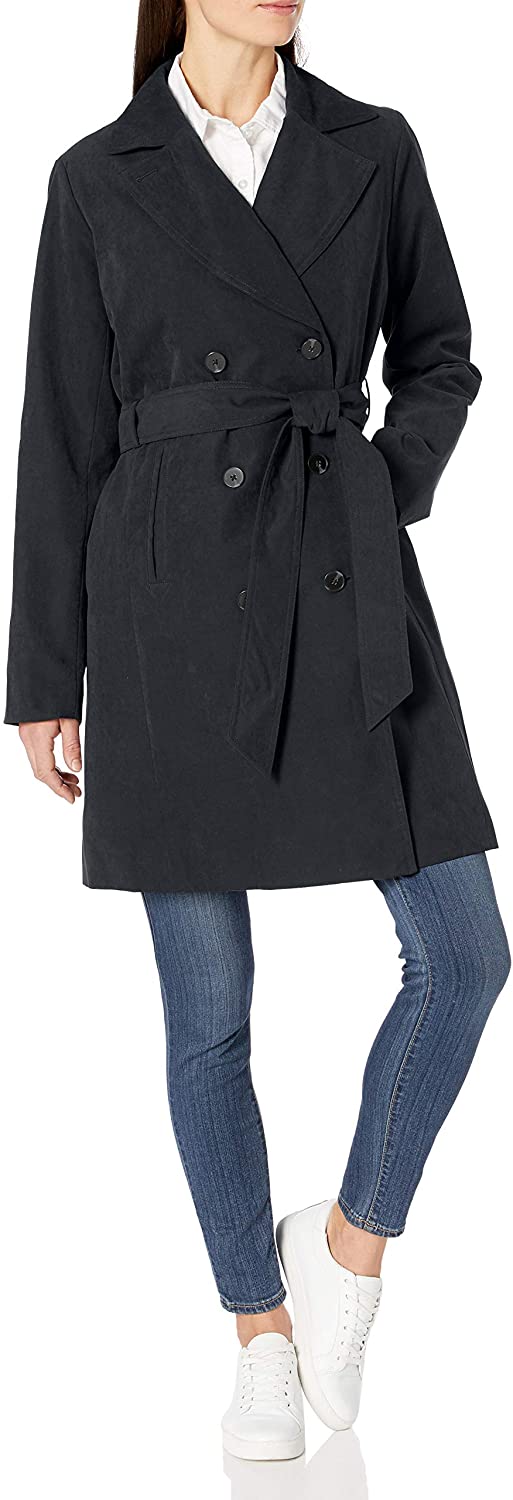 Amazon Essentials Women's Relaxed-Fit Water-Resistant Trench Coat