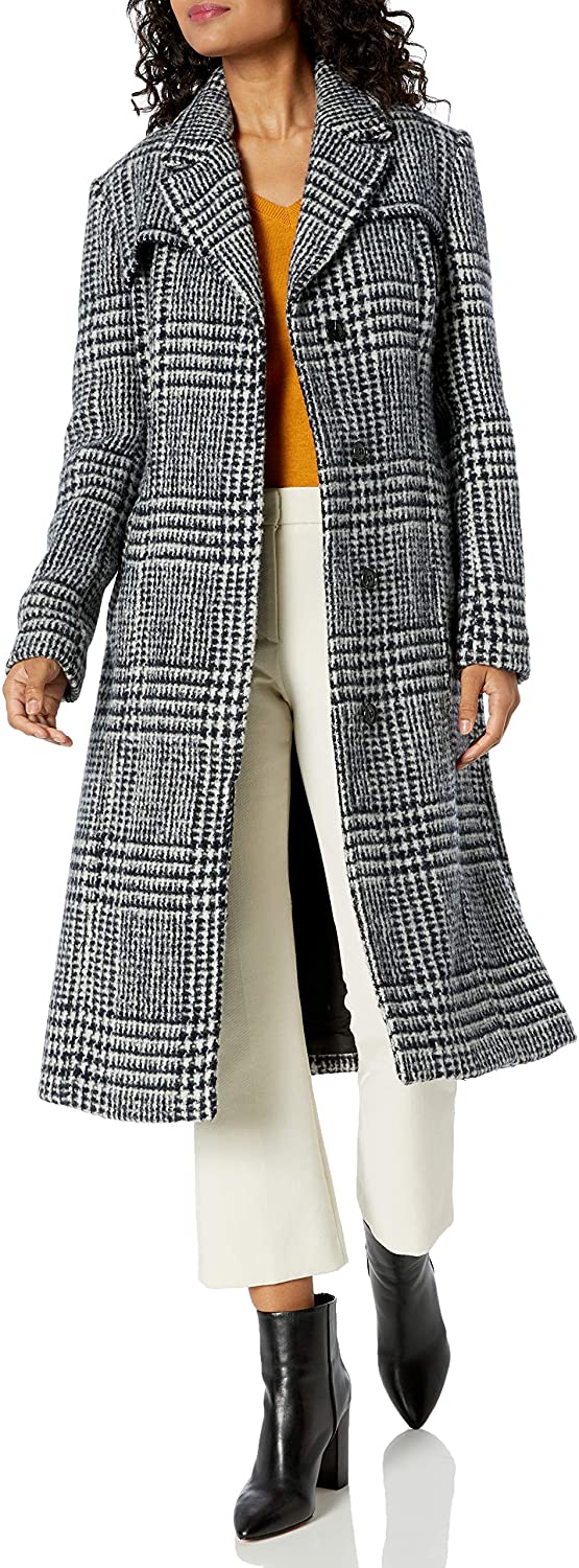 Cole Haan Women's Long Wool Trench Coat